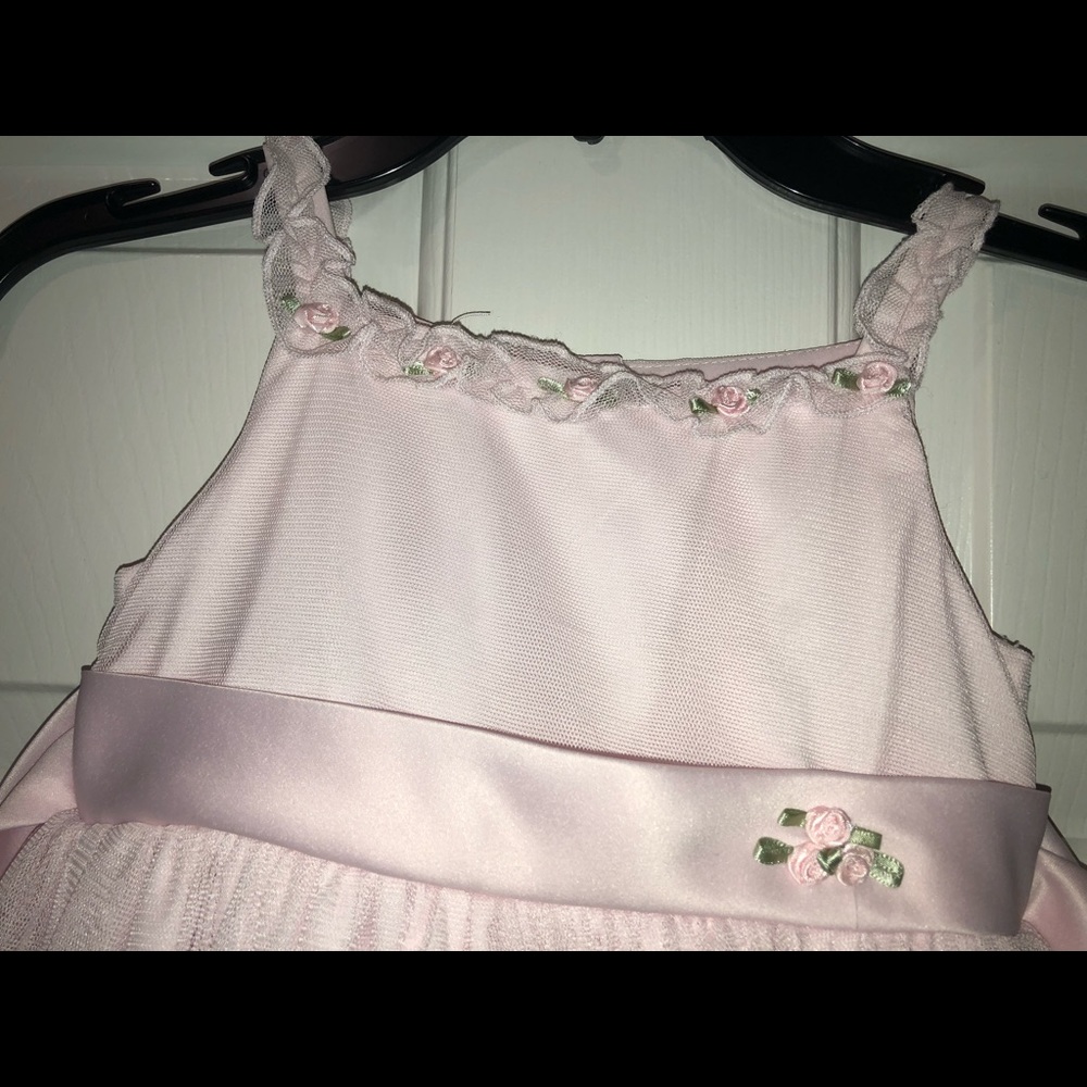 Pink Roses Toddler Dress - Picture 3 of 4